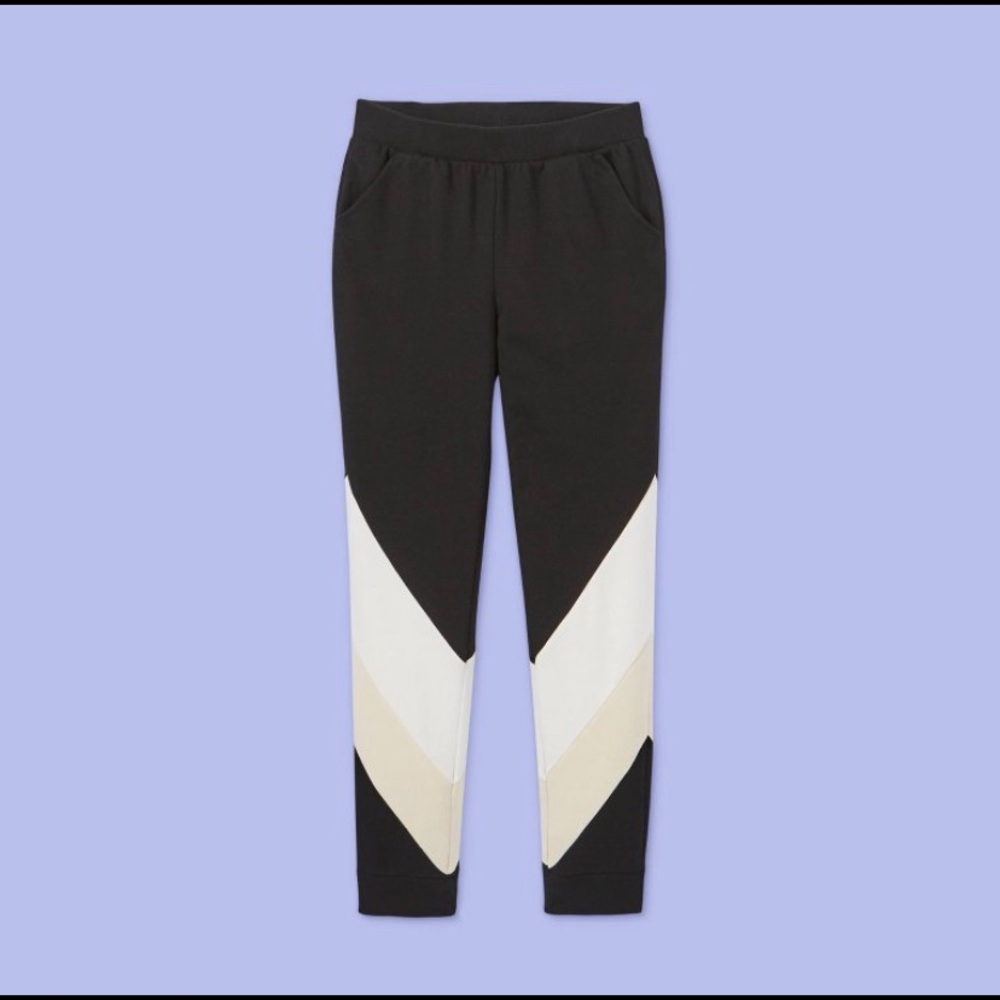 NWT Girls Colorblock Jogger Pants
